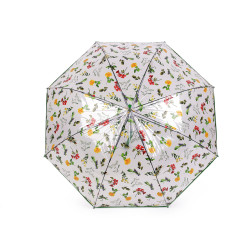 Umbrelă transparentă pentru femei/fete - Verde (1 Bucată)