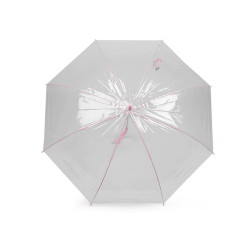 Umbrelă transparentă pentru femei / fete - Roz deschis (1 Bucată)
