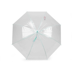 Umbrelă transparentă pentru femei / fete - Verde mentă (1 Bucată)
