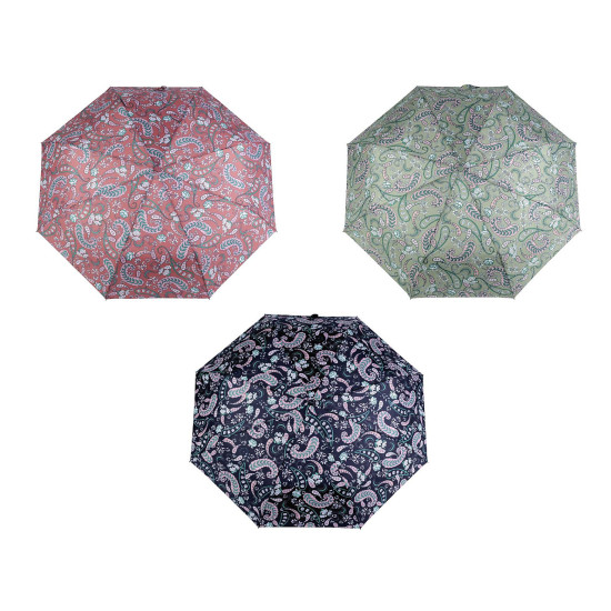 Umbrelă pliabilă pentru femei - Crem (3 Bucăți) Umbrelă pliabilă pentru femei - Crem (3 Bucăți)