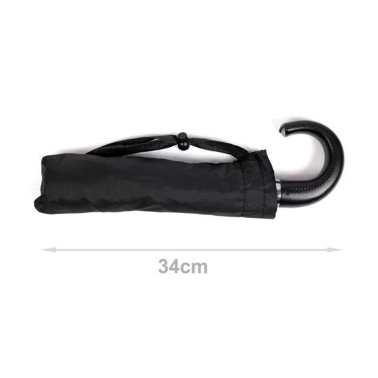Umbrelă pliabilă pentru bărbați - Negru (2 Bucăți) Umbrelă pliabilă pentru bărbați - Negru (2 Bucăți)