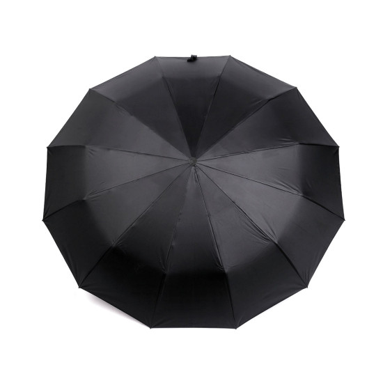 Umbrelă automata pliabilă pentru bărbați - Negru (1 Bucată) Umbrelă automata pliabilă pentru bărbați - Negru (1 Bucată)