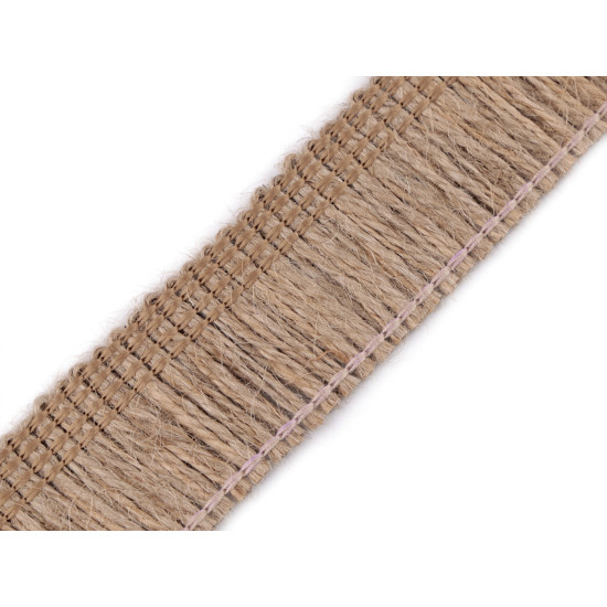 Franjuri iută, 32 mm - Ecru natural (27 Metri) Franjuri iută, 32 mm - Ecru natural (27 Metri)