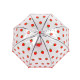 Umbrelă transparentă pop-up pentru copii, căpșuni - Roșu (1 Bucată) Umbrelă transparentă pop-up pentru copii, căpșuni - Roșu (1 Bucată)