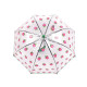 Umbrelă transparentă pop-up pentru copii, căpșuni - Roșu (1 Bucată) Umbrelă transparentă pop-up pentru copii, căpșuni - Roșu (1 Bucată)