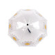 Umbrelă transparentă pentru fete cu flori - Transparent (1 Bucată) Umbrelă transparentă pentru fete cu flori - Transparent (1 Bucată)