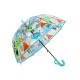 Umbrelă transparentă pop-up pentru copii dinozaur - Turcoaz (4 Bucăți) Umbrelă transparentă pop-up pentru copii dinozaur - Turcoaz (4 Bucăți)