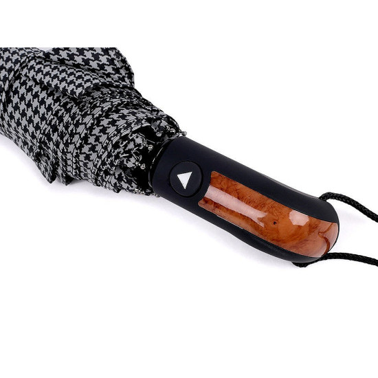 Umbrelă pliabilă bărbați - Negru (6 Bucăți) Umbrelă pliabilă bărbați - Negru (6 Bucăți)