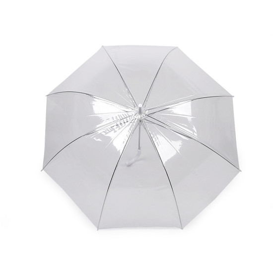 Umbrelă transparentă femei, deschidere automată - Transparent (3 Bucăți) Umbrelă transparentă femei, deschidere automată - Transparent (3 Bucăți)