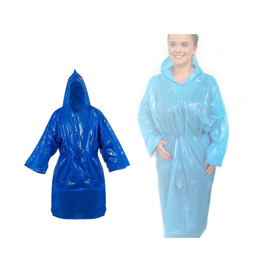 Pelerină ploaie adulți - Turcoaz (1 Bucată) Pelerină ploaie adulți - Turcoaz (1 Bucată)