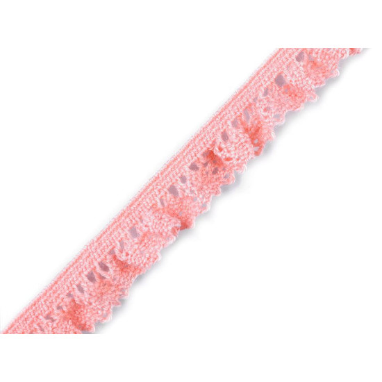 Dantelă bumbac croşetată elastică, lățime 10 mm - Off white (1 Metru) Dantelă bumbac croşetată elastică, lățime 10 mm - Off white (1 Metru)
