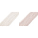 Dantelă bumbac croşetată, lățime 10 cm - Alb (1 Metru) Dantelă bumbac croşetată, lățime 10 cm - Alb (1 Metru)