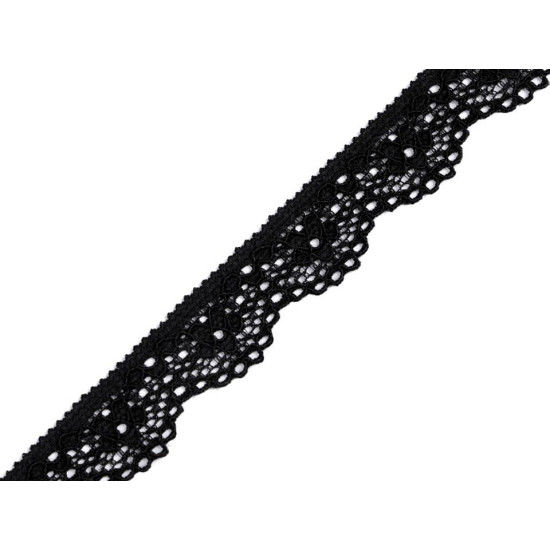 Dantelă elastică, lățime 16 mm - Alb zăpadă (25 Metri) Dantelă elastică, lățime 16 mm - Alb zăpadă (25 Metri)