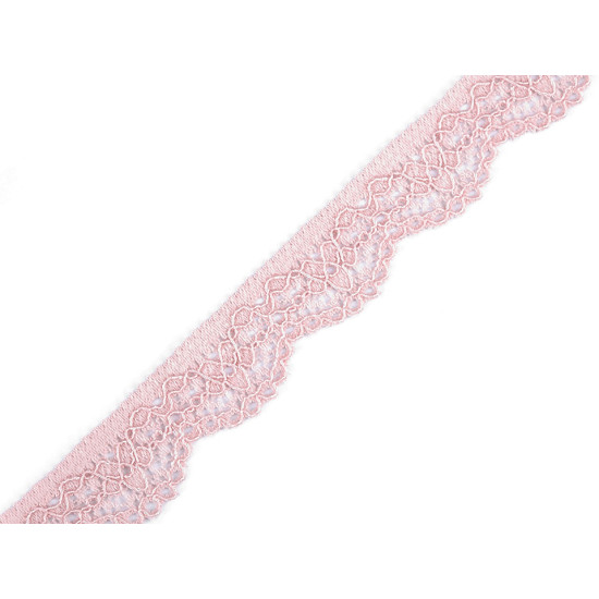 Dantelă elastică, lățime 16 mm - Alb zăpadă (25 Metri) Dantelă elastică, lățime 16 mm - Alb zăpadă (25 Metri)