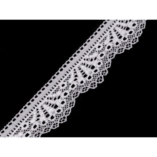 Dantela elastica 30 mm - Negru (1 Metru) Dantela elastica 30 mm - Negru (1 Metru)