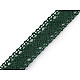 Dantela din bumbac, latime 30 mm - Verde închis (1 Metru) Dantela din bumbac, latime 30 mm - Verde închis (1 Metru)