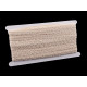 Dantela din bumbac, latime 15 mm - Ecru deschis (1 Metru) Dantela din bumbac, latime 15 mm - Ecru deschis (1 Metru)
