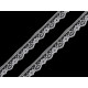 Dantela din nailon latime 14 - Alb (1 Metru) Dantela din nailon latime 14 - Alb (1 Metru)