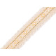 Dantela din bumbac 30 mm - Ecru deschis (1 Metru) Dantela din bumbac 30 mm - Ecru deschis (1 Metru)