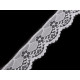 Dantela din nailon latime 40 mm - Alb (50 Metri)