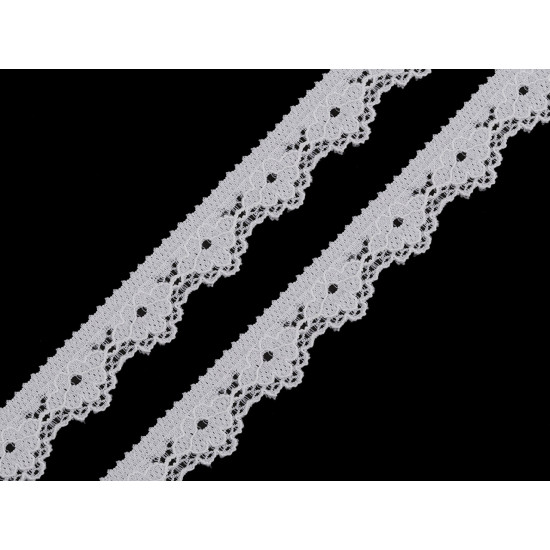 Dantela elastica 15 mm - Off white (20 Metri) Dantela elastica 15 mm - Off white (20 Metri)