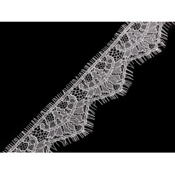 Dantela frantuzeasca latime 55 mm - Off white (3 Metri)