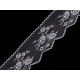 Dantela din nailon latime 65 mm - Alb (1 Metru)