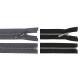 Fermoar metalic detașabil, no 5 lungime 60 cm - Negru (10 Bucăți) Fermoar metalic detașabil, no 5 lungime 60 cm - Negru (10 Bucăți)