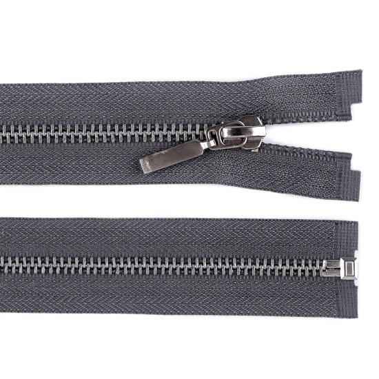 Fermoar metalic detașabil, no 5 lungime 70 cm - Negru (1 Bucată) Fermoar metalic detașabil, no 5 lungime 70 cm - Negru (1 Bucată)