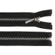 Fermoar metalic detașabil, no 5 lungime 70 cm - Negru (1 Bucată) Fermoar metalic detașabil, no 5 lungime 70 cm - Negru (1 Bucată)