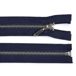 Fermoar metalic detașabil, no 5 lungime 80 cm - Albastru închis (1 Bucată)