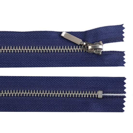 Fermoar metalic nedetașabil jeans, no 5 lungime 16 cm - Negru (25 Bucăți) Fermoar metalic nedetașabil jeans, no 5 lungime 16 cm - Negru (25 Bucăți)