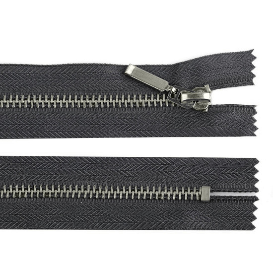Fermoar metalic nedetașabil jeans, no 5 lungime 16 cm - Negru (25 Bucăți) Fermoar metalic nedetașabil jeans, no 5 lungime 16 cm - Negru (25 Bucăți)