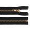 Fermoar din metal no 5  lungime 65 cm - Negru (1 Bucată)