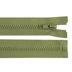 Fermoar plastic detașabil, no 5 lungime 35 cm - Verde kaki (1 Bucată)