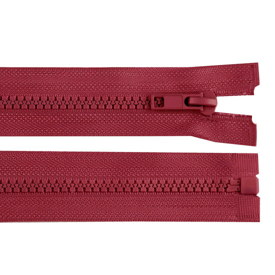 Fermoar plastic detașabil, no 5 lungime 70 cm - Roșu (1 Bucată) Fermoar plastic detașabil, no 5 lungime 70 cm - Roșu (1 Bucată)