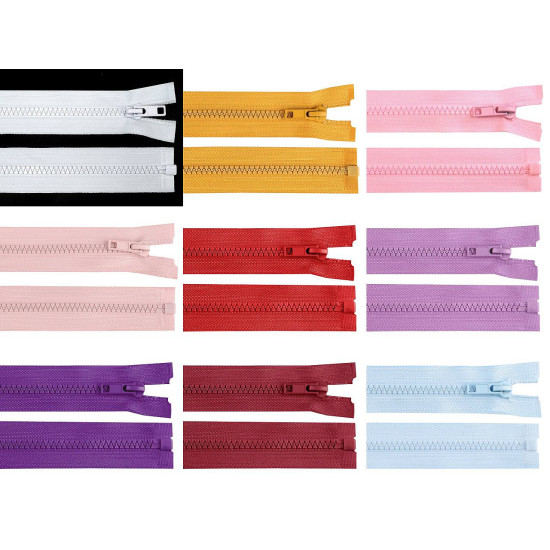 Fermoar plastic detașabil, no 5 lungime 70 cm - Roșu (1 Bucată) Fermoar plastic detașabil, no 5 lungime 70 cm - Roșu (1 Bucată)