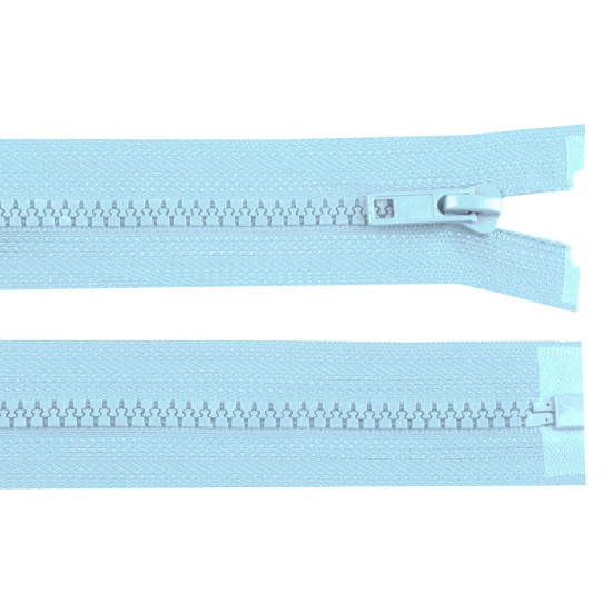 Fermoar plastic detașabil, no 5 lungime 80 cm - Bleu turcoaz (1 Bucată) Fermoar plastic detașabil, no 5 lungime 80 cm - Bleu turcoaz (1 Bucată)