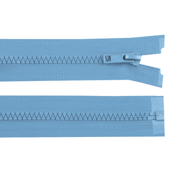 Fermoar plastic detașabil, no 5 lungime 80 cm - Bleu turcoaz (1 Bucată) Fermoar plastic detașabil, no 5 lungime 80 cm - Bleu turcoaz (1 Bucată)