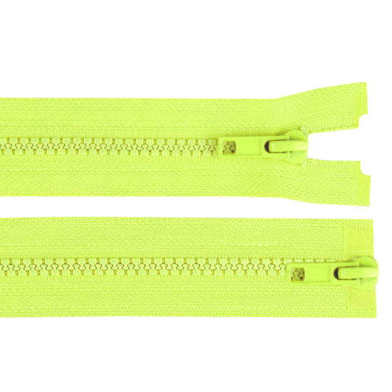 Fermoar plastic detașabil, două cursoare, no 5 lungime 70 cm - Verde brad (1 Bucată)