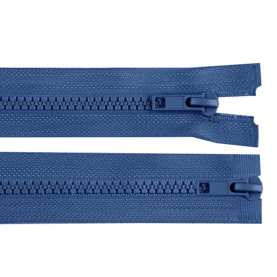 Fermoar plastic detașabil, două cursoare, no 5 lungime 85 cm - Alb (1 Bucată) Fermoar plastic detașabil, două cursoare, no 5 lungime 85 cm - Alb (1 Bucată)