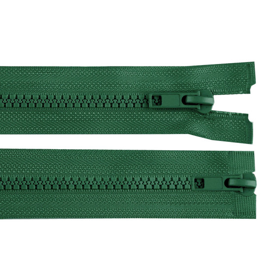 Fermoar plastic detașabil, două cursoare, no 5 lungime 85 cm - Alb (1 Bucată) Fermoar plastic detașabil, două cursoare, no 5 lungime 85 cm - Alb (1 Bucată)