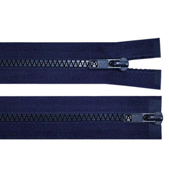 Fermoar plastic detașabil, două cursoare, no 5 lungime 90 cm - Negru (1 Bucată) Fermoar plastic detașabil, două cursoare, no 5 lungime 90 cm - Negru (1 Bucată)