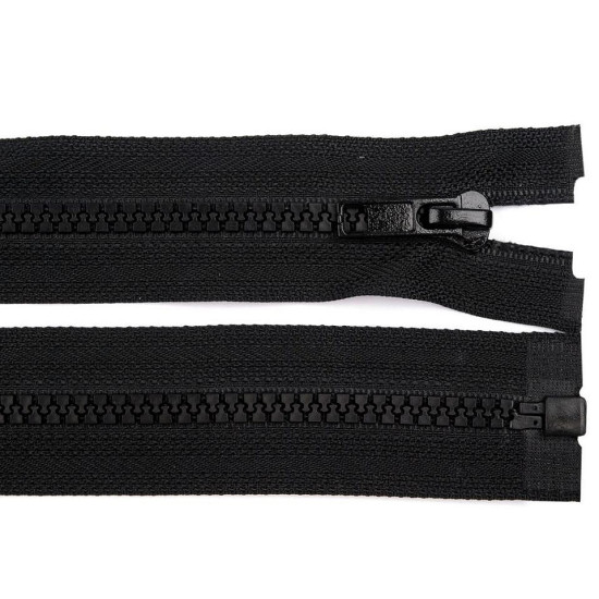 Fermoar plastic detașabil, no 5 negru, lungime 105 cm - Negru (1 Bucată) Fermoar plastic detașabil, no 5 negru, lungime 105 cm - Negru (1 Bucată)