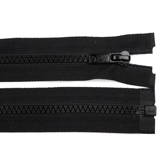 Fermoar plastic detașabil, no 5, lungime 110 cm - Negru (1 Bucată) Fermoar plastic detașabil, no 5, lungime 110 cm - Negru (1 Bucată)