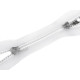 Fermoar plastic detașabil, no 5 două cursoare, lungime 70 cm - Transparent (10 Bucăți) Fermoar plastic detașabil, no 5 două cursoare, lungime 70 cm - Transparent (10 Bucăți)