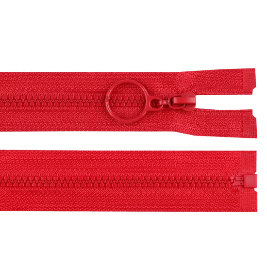 Fermoar din plastic no 3 lungime 70 cm cu inel - Gri oțel (5 Bucăți) Fermoar din plastic no 3 lungime 70 cm cu inel - Gri oțel (5 Bucăți)
