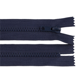 Fermoar plastic nedetașabil, no 5 lungime 16 cm - Albastru închis (1 Bucată)