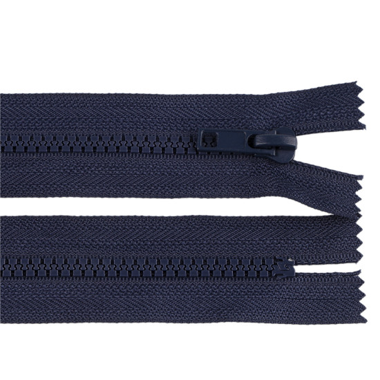 Fermoar plastic nedetașabil, no 5 lungime 16 cm - Albastru închis (25 Bucăți) Fermoar plastic nedetașabil, no 5 lungime 16 cm - Albastru închis (25 Bucăți)