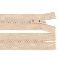 Fermoar plastic nedetașabil, no 5 lungime 16 cm - Bej deschis (1 Bucată)
